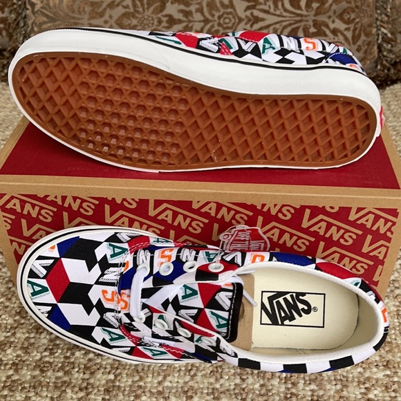 Vans Era Checker Cube Multi/True White MEN’s - Picture 8 of 16